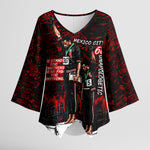 Mexico City 1968 Black Power Salute Kimono Sleeve Blouse Unapologetic Civil Rights History Urban Graffiti Art