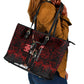 Mexico City 1968 Black Power Salute Leather Tote Bag Unapologetic Civil Rights History Urban Graffiti Art
