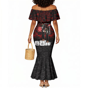 Mexico City 1968 Black Power Salute Mermaid Dress Unapologetic Civil Rights History Urban Graffiti Art