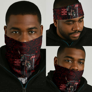 Mexico City 1968 Black Power Salute Neck Gaiter Unapologetic Civil Rights History Urban Graffiti Art