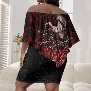 Mexico City 1968 Black Power Salute Off Shoulder Short Dress Unapologetic Civil Rights History Urban Graffiti Art