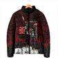 Mexico City 1968 Black Power Salute Padded Jacket Unapologetic Civil Rights History Urban Graffiti Art