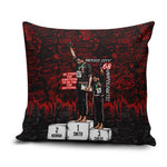 Mexico City 1968 Black Power Salute Pillow Cover Unapologetic Civil Rights History Urban Graffiti Art