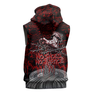 Mexico City 1968 Black Power Salute Sleeveless Hoodie Unapologetic Civil Rights History Urban Graffiti Art