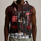 Mexico City 1968 Black Power Salute Sleeveless Hoodie Unapologetic Civil Rights History Urban Graffiti Art