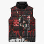 Mexico City 1968 Black Power Salute Sleeveless Puffer Jacket Unapologetic Civil Rights History Urban Graffiti Art