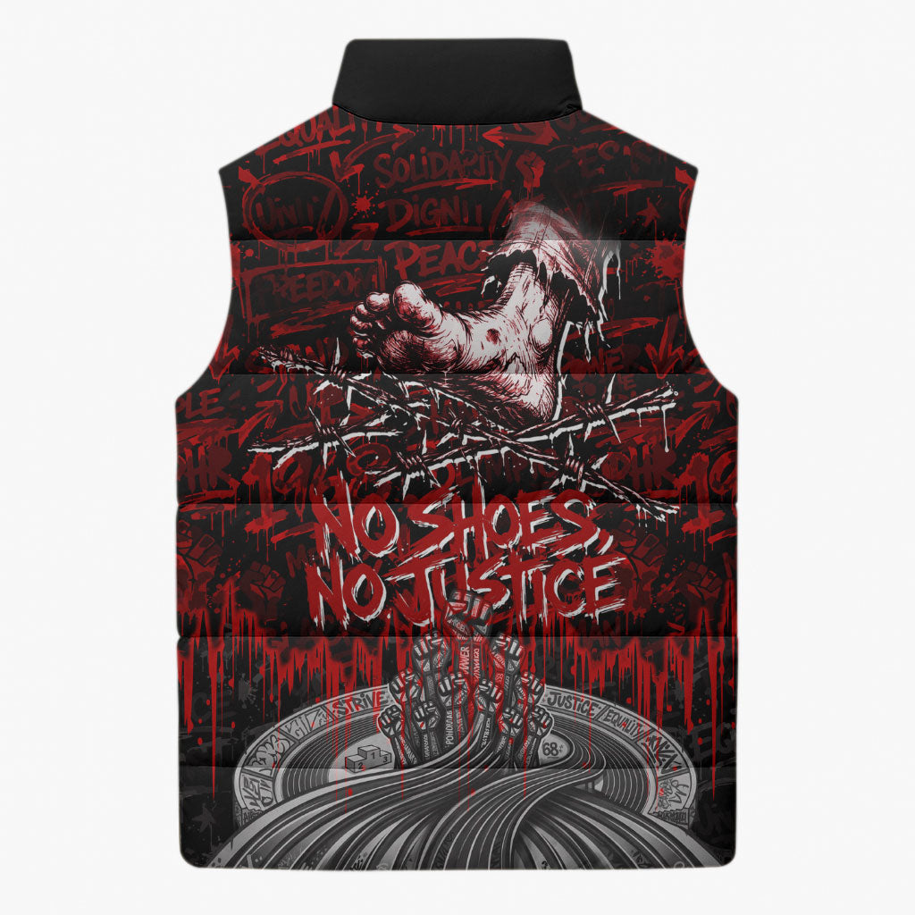 Mexico City 1968 Black Power Salute Sleeveless Puffer Jacket Unapologetic Civil Rights History Urban Graffiti Art
