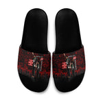 Mexico City 1968 Black Power Salute Slide Sandals Unapologetic Civil Rights History Urban Graffiti Art