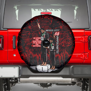 Mexico City 1968 Black Power Salute Spare Tire Cover Unapologetic Civil Rights History Urban Graffiti Art