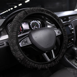 Mexico City 1968 Black Power Salute Steering Wheel Cover Unapologetic Civil Rights History Urban Graffiti Art