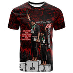 Mexico City 1968 Black Power Salute T shirt Unapologetic Civil Rights History Urban Graffiti Art