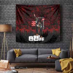 Mexico City 1968 Black Power Salute Tapestry Unapologetic Civil Rights History Urban Graffiti Art