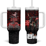 Mexico City 1968 Black Power Salute Tumbler With Handle Unapologetic Civil Rights History Urban Graffiti Art