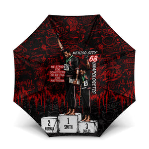 Mexico City 1968 Black Power Salute Umbrella Unapologetic Civil Rights History Urban Graffiti Art
