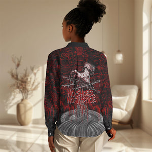 Mexico City 1968 Black Power Salute Women Casual Shirt Unapologetic Civil Rights History Urban Graffiti Art