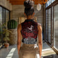 Mexico City 1968 Black Power Salute Women Sleeveless Polo Shirt Unapologetic Civil Rights History Urban Graffiti Art