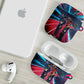 African American 1968 Black Power Salute AirPods Case Retro Cyberpunk Sci-Fi Tech Civil Rights Art