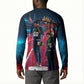 African American 1968 Black Power Salute Button Sweatshirt Retro Cyberpunk Sci-Fi Tech Civil Rights Art
