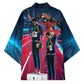 African American 1968 Black Power Salute Kimono Retro Cyberpunk Sci-Fi Tech Civil Rights Art
