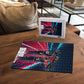 African American 1968 Black Power Salute Puzzle Retro Cyberpunk Sci-Fi Tech Civil Rights Art