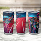 African American 1968 Black Power Salute Tumbler Cup Retro Cyberpunk Sci-Fi Tech Civil Rights Art