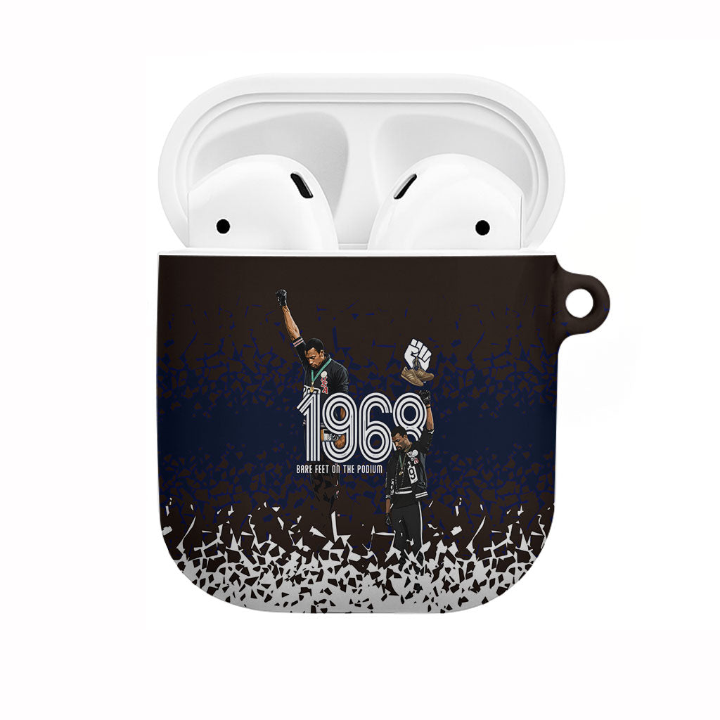 Black Power Salute African Human Rights AirPods Case Civil Rights Movement OPHR Mexico City 1968 Retro