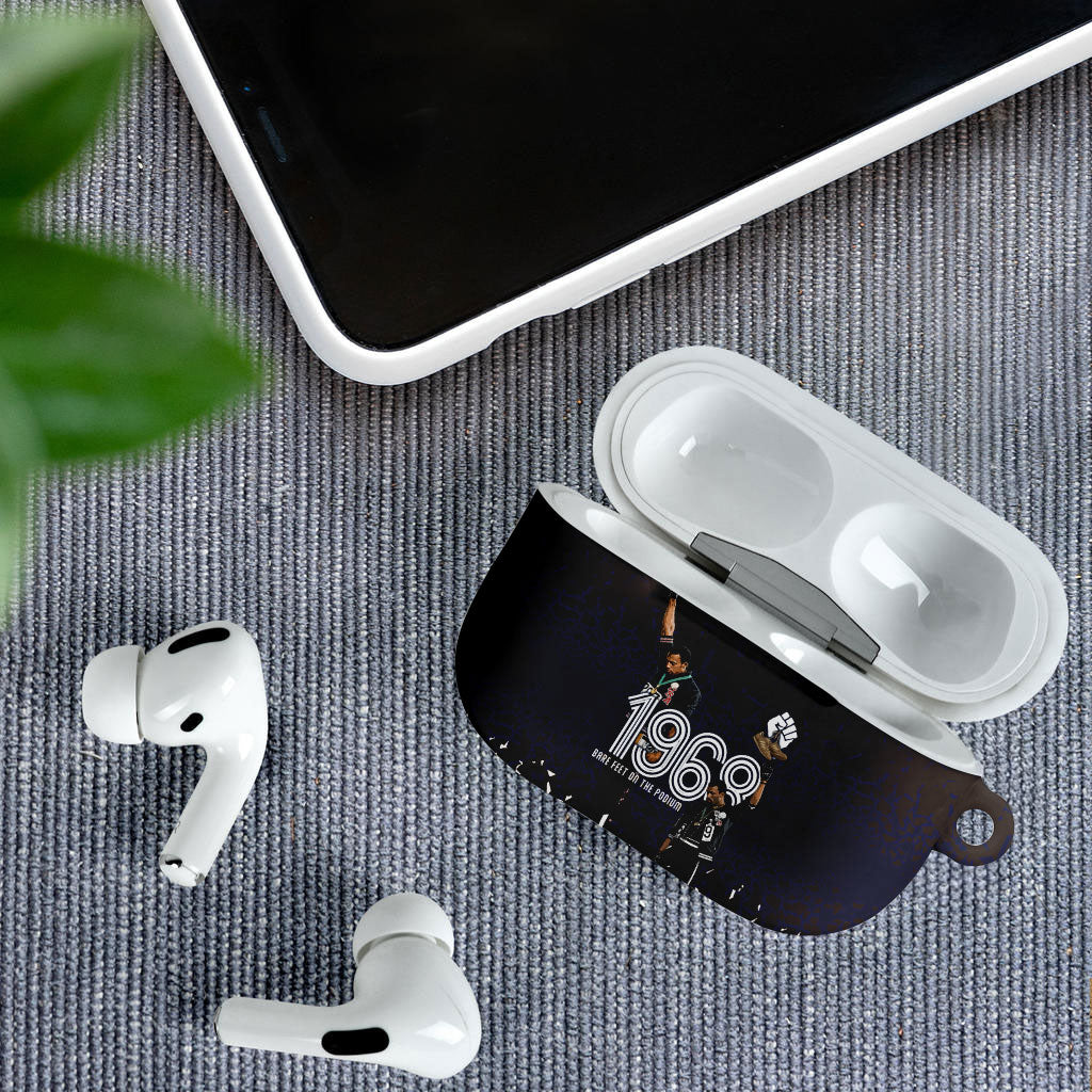 Black Power Salute African Human Rights AirPods Case Civil Rights Movement OPHR Mexico City 1968 Retro