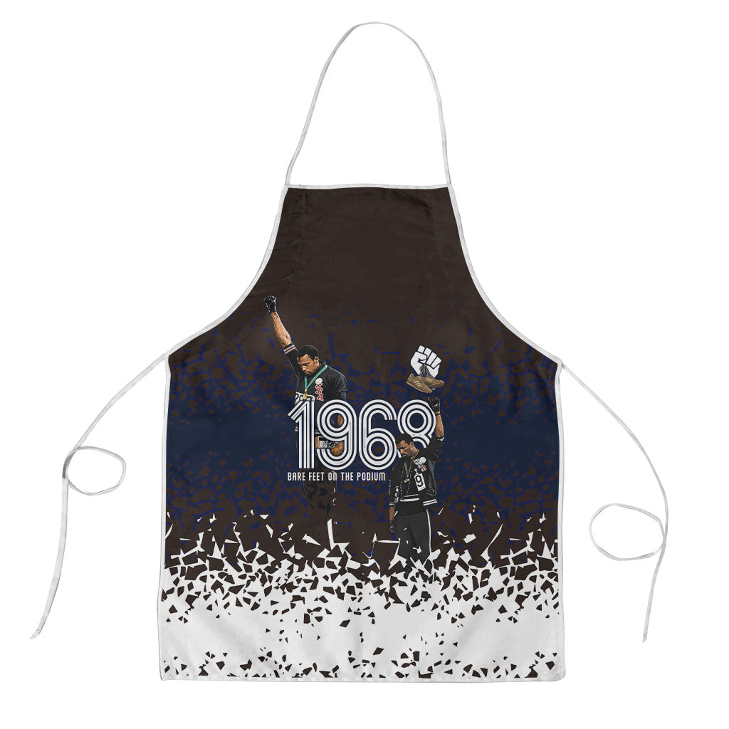 Black Power Salute African Human Rights Apron Civil Rights Movement OPHR Mexico City 1968 Retro