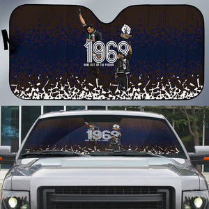 Black Power Salute African Human Rights Auto Sun Shade Civil Rights Movement OPHR Mexico City 1968 Retro