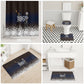 Black Power Salute African Human Rights Bathroom Set Civil Rights Movement OPHR Mexico City 1968 Retro