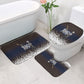 Black Power Salute African Human Rights Bathroom Set Civil Rights Movement OPHR Mexico City 1968 Retro