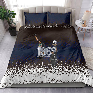 Black Power Salute African Human Rights Bedding Set Civil Rights Movement OPHR Mexico City 1968 Retro