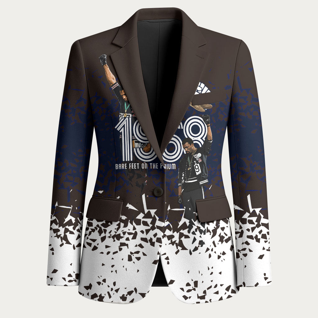Black Power Salute African Human Rights Blazer Civil Rights Movement OPHR Mexico City 1968 Retro