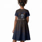 Black Power Salute African Human Rights Kid Short Sleeve Dress Civil Rights Movement OPHR Mexico City 1968 Retro