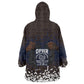Black Power Salute African Human Rights Kid Wearable Blanket Hoodie Civil Rights Movement OPHR Mexico City 1968 Retro