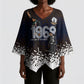 Black Power Salute African Human Rights Kimono Sleeve Blouse Civil Rights Movement OPHR Mexico City 1968 Retro