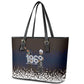 Black Power Salute African Human Rights Leather Tote Bag Civil Rights Movement OPHR Mexico City 1968 Retro