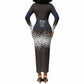 Black Power Salute African Human Rights Long Sleeve Bodycon Dress Civil Rights Movement OPHR Mexico City 1968 Retro