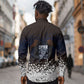 Black Power Salute African Human Rights Long Sleeve Button Shirt Civil Rights Movement OPHR Mexico City 1968 Retro