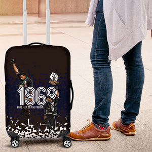 Black Power Salute African Human Rights Luggage Cover Civil Rights Movement OPHR Mexico City 1968 Retro