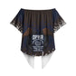 Black Power Salute African Human Rights Off Shoulder Wrap Waist Top Civil Rights Movement OPHR Mexico City 1968 Retro