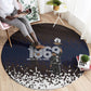 Black Power Salute African Human Rights Round Carpet Civil Rights Movement OPHR Mexico City 1968 Retro