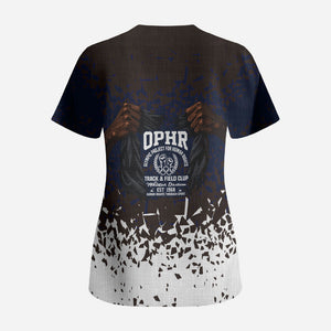 Black Power Salute African Human Rights Scrub Top Civil Rights Movement OPHR Mexico City 1968 Retro