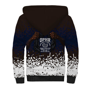 Black Power Salute African Human Rights Sherpa Hoodie Civil Rights Movement OPHR Mexico City 1968 Retro