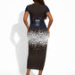 Black Power Salute African Human Rights Short Sleeve Bodycon Dress Civil Rights Movement OPHR Mexico City 1968 Retro