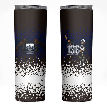 Black Power Salute African Human Rights Skinny Tumbler Civil Rights Movement OPHR Mexico City 1968 Retro