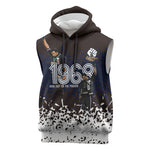 Black Power Salute African Human Rights Sleeveless Hoodie Civil Rights Movement OPHR Mexico City 1968 Retro