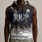 Black Power Salute African Human Rights Sleeveless Hoodie Civil Rights Movement OPHR Mexico City 1968 Retro