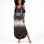 Black Power Salute African Human Rights Summer Maxi Dress Civil Rights Movement OPHR Mexico City 1968 Retro