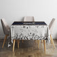 Black Power Salute African Human Rights Tablecloth Civil Rights Movement OPHR Mexico City 1968 Retro